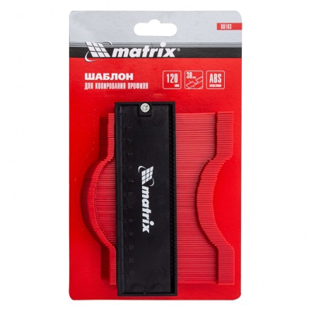 Шаблон для копирования профиля 12 см, пластиковый Matrix 88103 купить в Когалыме