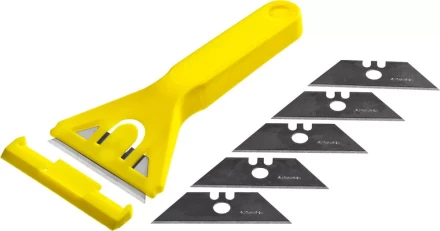 Набор STAYER "STANDARD": Скребок пластмассовый с 5 лезвиями, 50мм 0851-H6_z01 купить в Когалыме