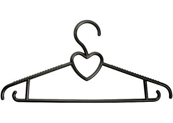 Вешалка пластиковая для верхней одежды 41 см цветная сердечко ELFE 92932 купить в Когалыме