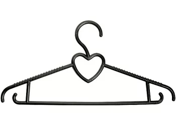 Вешалка пластиковая для верхней одежды 41 см цветная сердечко ELFE 92932 купить в Когалыме