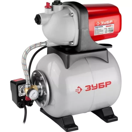 Станция насосная ЗУБР, пропускная способность 55л/мин, 800Вт ЗНАС-800 купить в Когалыме