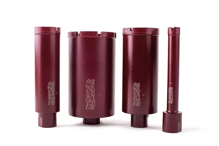 Сегментная алмазная коронка MESSER REDLINE по граниту диаметр 18 мм длина 100 мм купить в Когалыме