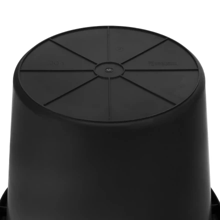 Ведро строительное пластмассовое Сибртех 81480, 20 л, высокопрочное с носиком купить в Когалыме