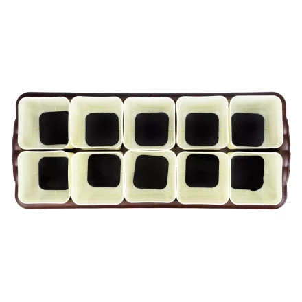 Набор для рассады Palisad 643451, поддон 444х185х82 мм, 10 горшочков по 460 мл. с выдвижным дном купить в Когалыме