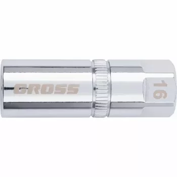 Головка торцевая свечная, магнитная,12-гранная, 16 мм, под квадрат 1/2" GROSS 13188 купить в Когалыме