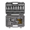 Набор инструментов Denzel 15814, 1/2", 1/4", CrV, S2, пластиковый кейс, 109 предметов купить в Когалыме