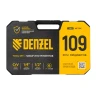 Набор инструментов Denzel 15814, 1/2", 1/4", CrV, S2, пластиковый кейс, 109 предметов купить в Когалыме