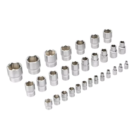 Набор инструментов Denzel 15814, 1/2", 1/4", CrV, S2, пластиковый кейс, 109 предметов купить в Когалыме