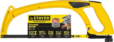 Ножовка по металлу STAYER RX900-GRAND, цельнолитая с профилем двутавр, 300 мм 15812 купить в Когалыме