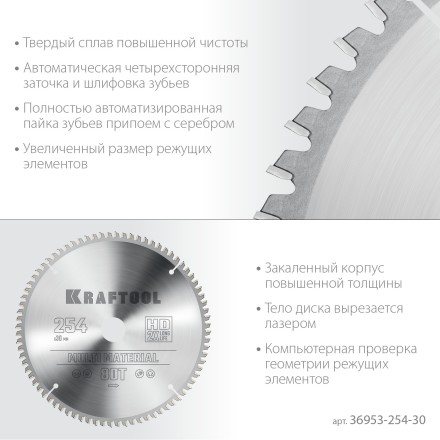 Диск пильный Multi Material, повышенный ресурс 36953-254-30 купить в Когалыме