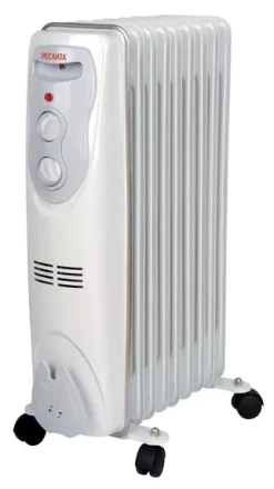 Маслянный радиатор обогреватель электрический Ресанта ОМ-9Н купить в Когалыме