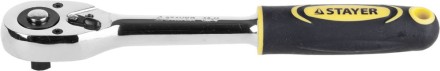 Трещотка для торцовых головок STAYER &quot;PROFI&quot;, Сr-V сталь, 45 зубцов, 3/8&quot; 27786-3/8 купить в Когалыме