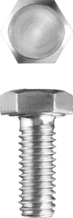 Болт ЗУБР "МАСТЕР" с шестигранной головкой, ГОСТ 7798-70, класс прочности 5.8, оцинкованный, M5x12мм, 5кг 303080-05-012 купить в Когалыме