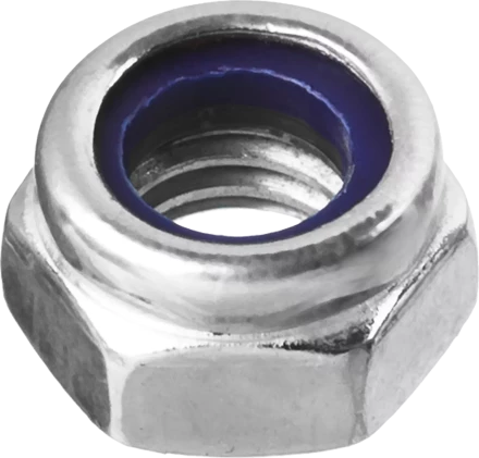 Гайки DIN 985 с нейлоновым кольцом пакет серия МАСТЕР купить в Когалыме