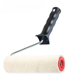 Валик "Велюр" пластмассовая ручка 250 мм ворс 4 мм D 40 мм шерсть  MATRIX 80889