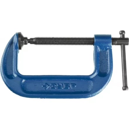 Струбцина  ЗУБР "ПРОФЕССИОНАЛ" тип "G", корпус - ковкий чугун, 100мм 32245-100_z01 купить в Когалыме