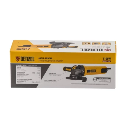 Угловая шлифмашина AG-125-1100 Denzel 26906 купить в Когалыме