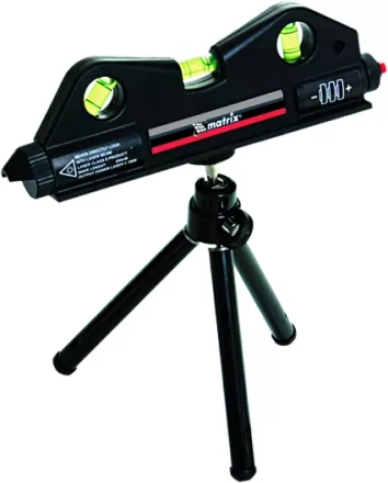 Уровень лазерный 170 мм 150 мм штатив 3 глазка  MATRIX 35020 купить в Когалыме