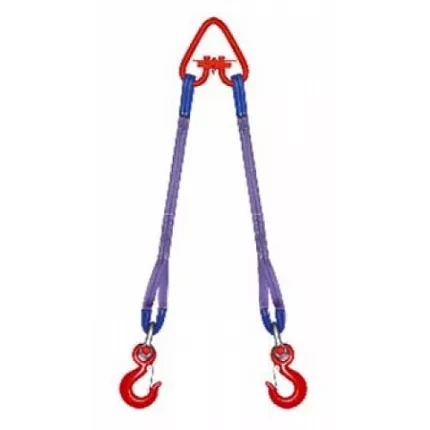 Строп текстильный двухветвевой 2СТ 4 т L=8 м SF6 75 мм Звено РТ-3 купить в Когалыме