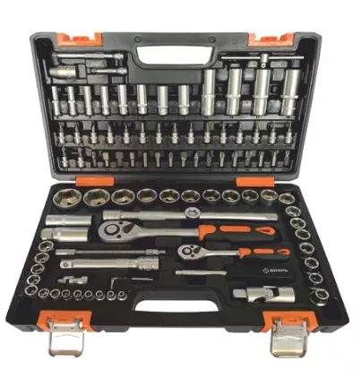 Набор инструментов Вихрь 1/2" 1/4"  CrV пластиковый кейс 94 предмета купить в Когалыме