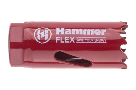 Коронка биметаллическая HAMMER Ф22х38мм 5/8&quot; BiMETALL (224-003) купить в Когалыме