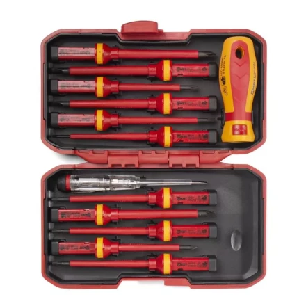 Диэлектрическая отвертка НИО-4412 с набором бит КВТ купить в Когалыме