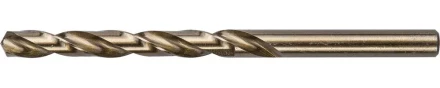 Сверло ЗУБР "КОБАЛЬТ" по металлу, цилиндрический хвостовик, быстрорежущая сталь Р6М5К5, класс точности А1, 7х109мм, 1шт 4-29626-109-7 купить в Когалыме