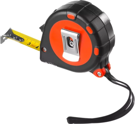 Рулетка MIRAX, 3 стопора, двухкомпонентный пластиковый корпус, 5мх19мм 34013-05-19 купить в Когалыме