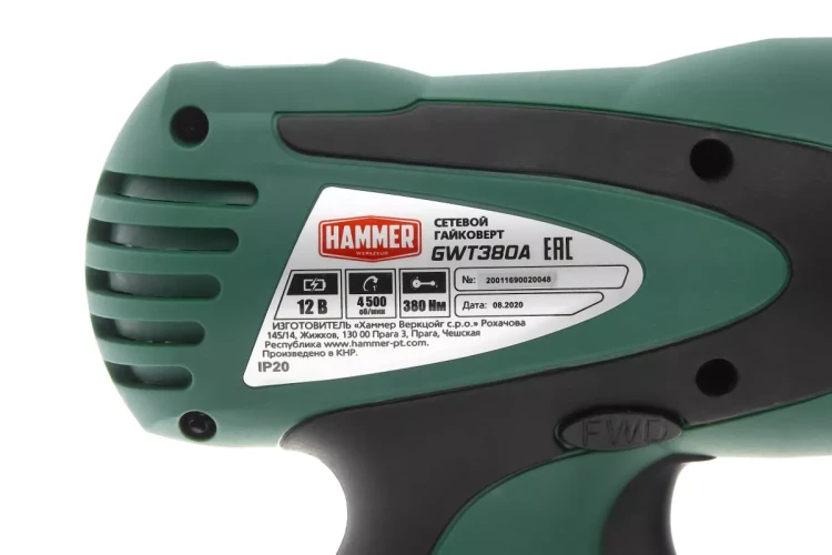 Гайковерт HAMMER GWT380A купить в Когалыме