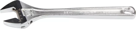 Ключ ЗУБР "ЭКСПЕРТ" разводной,Cr-V,хромир покрытие,эргоном рукоятка,увелич зев,угол наклона губок 15град,300мм/12",38мм 27260-30 купить в Когалыме