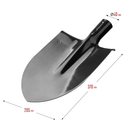 ЗУБР Мастер, 370 х 205 мм, полотно 1.6 мм, закалено, без черенка, тип ЛКО, штыковая лопата (39412) купить в Когалыме