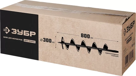 ЗУБР d 300 мм, грунт, шнек для мотобуров (7051-30) купить в Когалыме
