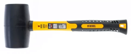Киянка резиновая, 32 oz, черная резина, фибергласовая рукоятка// Denzel 7711194 купить в Когалыме