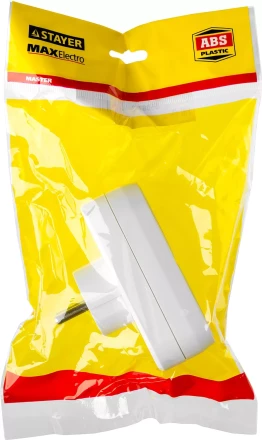 Разветвитель электрический MAXElectro, STAYER 55087-2, 2 гнезда, 10А/220В 55087-2 купить в Когалыме