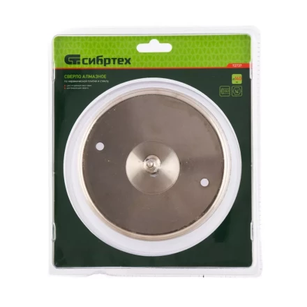 Сверло по керамической плитке и стеклу Сибртех 72737, 140 х 55 мм, шестигранный хвостовик, с центрующим сверлом купить в Когалыме