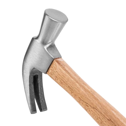 Молоток-гвоздодер, 650 г Sparta, боек 32 мм, деревянная рукоятка, 104235 купить в Когалыме
