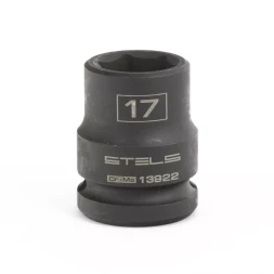 Головка ударная шестигранная 17 мм 1/2" CrMo Stels 13922