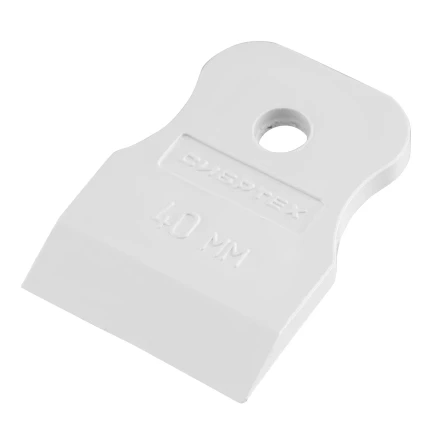 Шпатель, белая резина, 40 мм Россия Сибртех 85831 купить в Когалыме