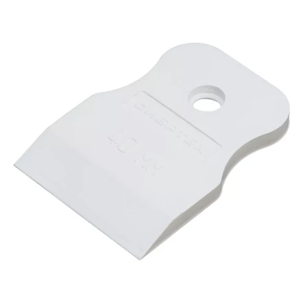 Шпатель, белая резина, 40 мм Россия Сибртех 85831 купить в Когалыме