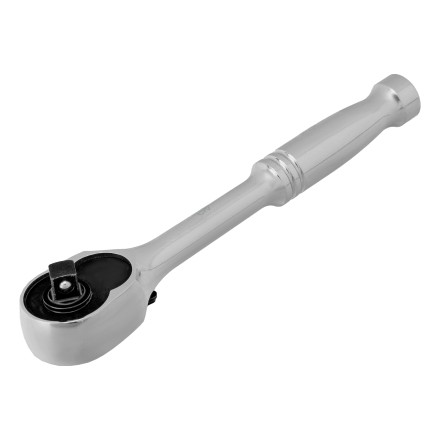 Ключ-трещотка 1/4&quot; Gross 14050, CrV, 120 зубьев, цельнометаллический, хром купить в Когалыме