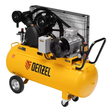 Компрессор воздушный рем. привод Denzel BCV 4000-T/100, 4,0 кВт, 100 литров, 690 л/мин купить в Когалыме