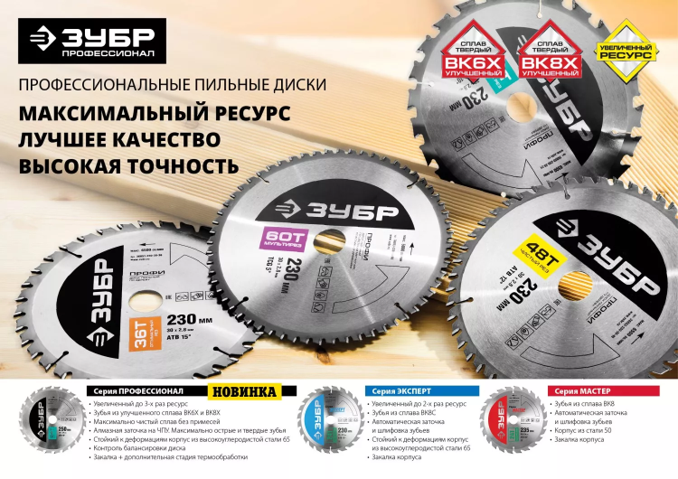 Диск пильный ЗУБР "ПРОФИ" "Чистый рез" по дереву, 36Т, 160х20мм 36852-160-20-36 купить в Когалыме