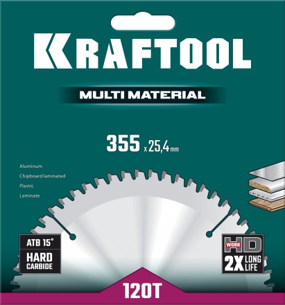 Диск пильный Multi Material, повышенный ресурс 36953-355-25.4 купить в Когалыме