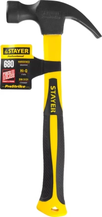 Молоток-гвоздодер "Fiberglass", 680г, STAYER Professional 2026_z01 купить в Когалыме