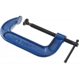 Струбцина  ЗУБР "ПРОФЕССИОНАЛ" тип "G", корпус - ковкий чугун, 125мм 32245-125_z01