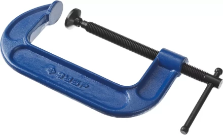 Струбцина  ЗУБР "ПРОФЕССИОНАЛ" тип "G", корпус - ковкий чугун, 125мм 32245-125_z01 купить в Когалыме