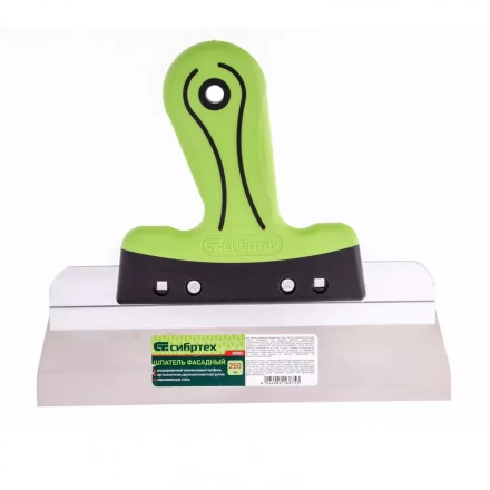 Шпатель фасадный нержавеющая сталь 250 мм, двухкомпонентная ручка  Сибртех 85582 купить в Когалыме