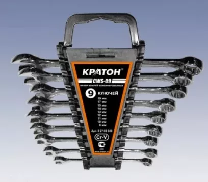 Набор ключей комбинированных Кратон CWS-09 9 пр. 2 27 03 009 купить в Когалыме