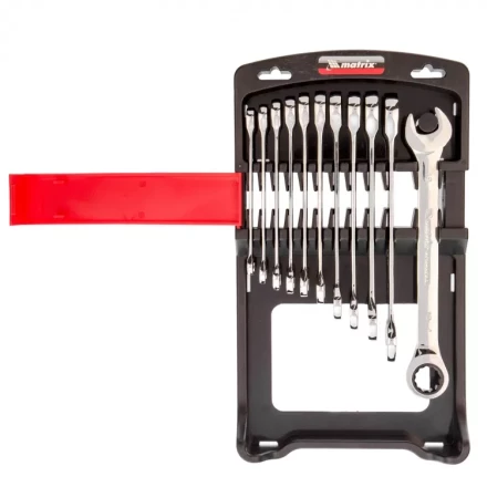 Набор ключей комбинированных Matrix трещоточных 11 шт 14795 купить в Когалыме