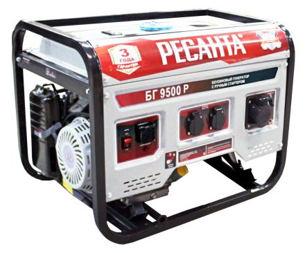 Бензогенератор  Ресанта БГ 9500 Р купить в Когалыме